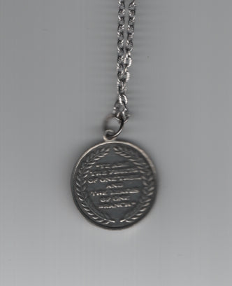 Pewter Medallion Necklace