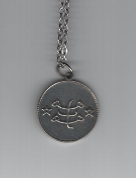 Pewter Medallion Necklace