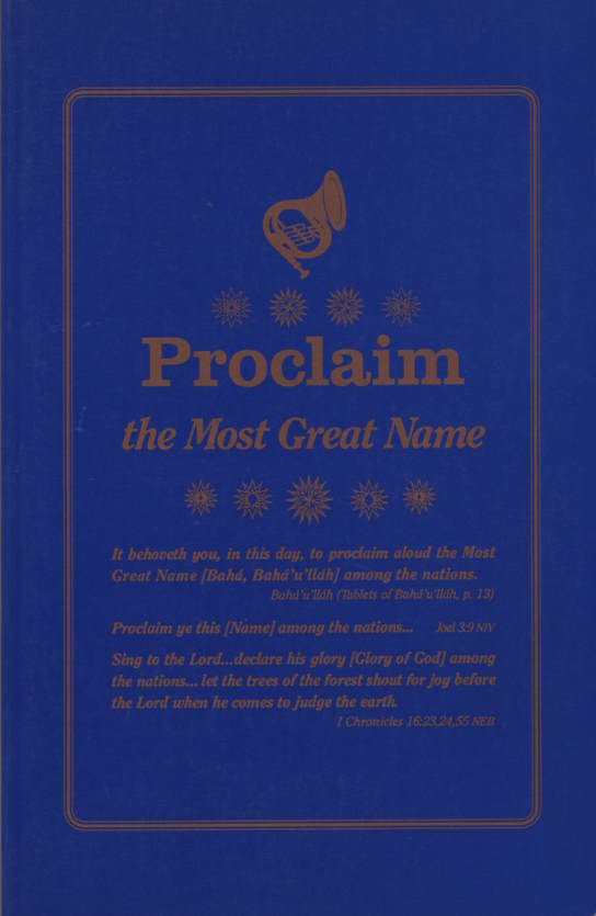 Proclaim the Most Great Name