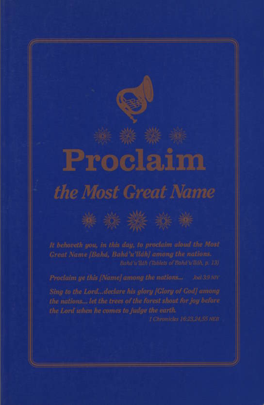 Proclaim the Most Great Name