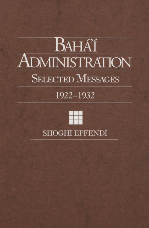 Baha'i Administration